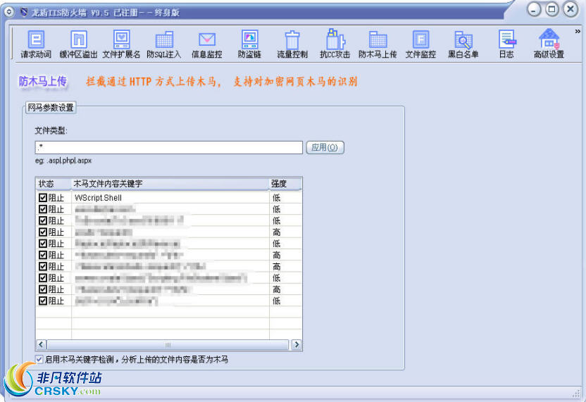 龙盾IIS防火墙