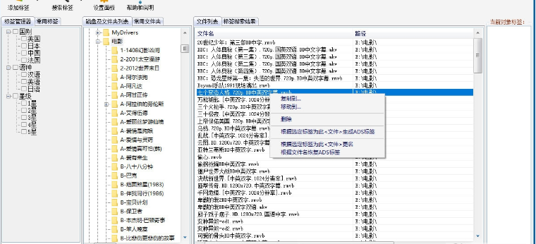 TagExplorer文件标签分类管理工具