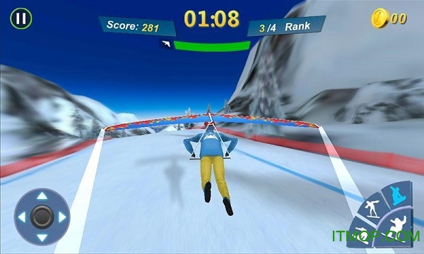 诺基亚内置滑雪游戏(3D SNOWBOARDNOKIA)