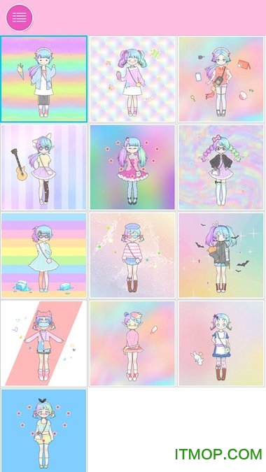 粉彩萌拼破解版(Pastel Avatar Factory)