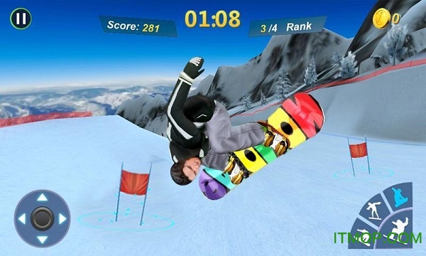 诺基亚内置滑雪游戏(3D SNOWBOARDNOKIA)