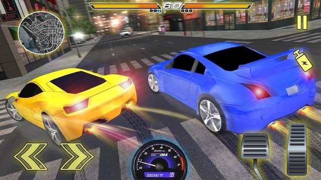 疯狂的速度赛车3d免费版(crazy speed car racing 3d)