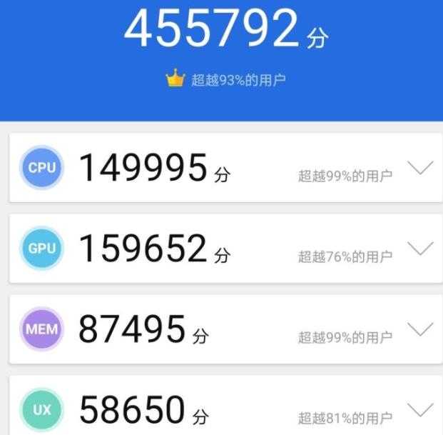 麒麟990安兔兔跑分怎么样